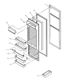 Refrigerator door