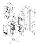 Freezer evaporator and air handling