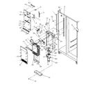 Amana SGD521SBW-P1197101WW evaporator and air handling diagram