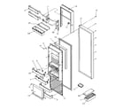 Amana SBD20S4L-P1190001WL refrigerator door diagram