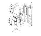 Amana SRDE528SW-P1184901WW evaporator and air handling diagram