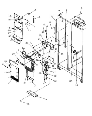 Evaporator and air handling