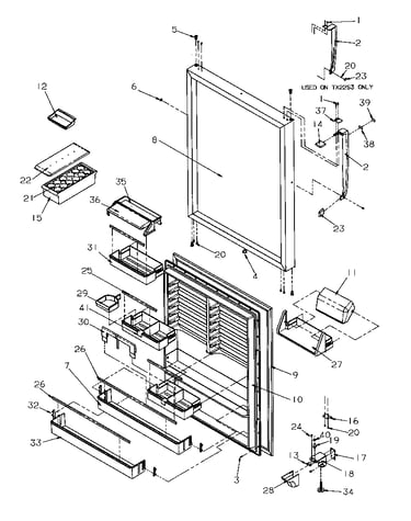 Refrigerator door