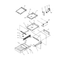 Amana TX22S3L-P1196002WL cabinet shelving diagram