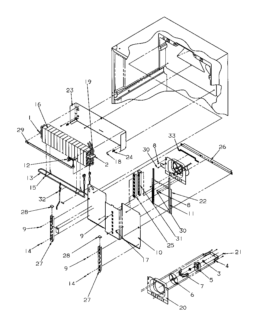 Evaporator area