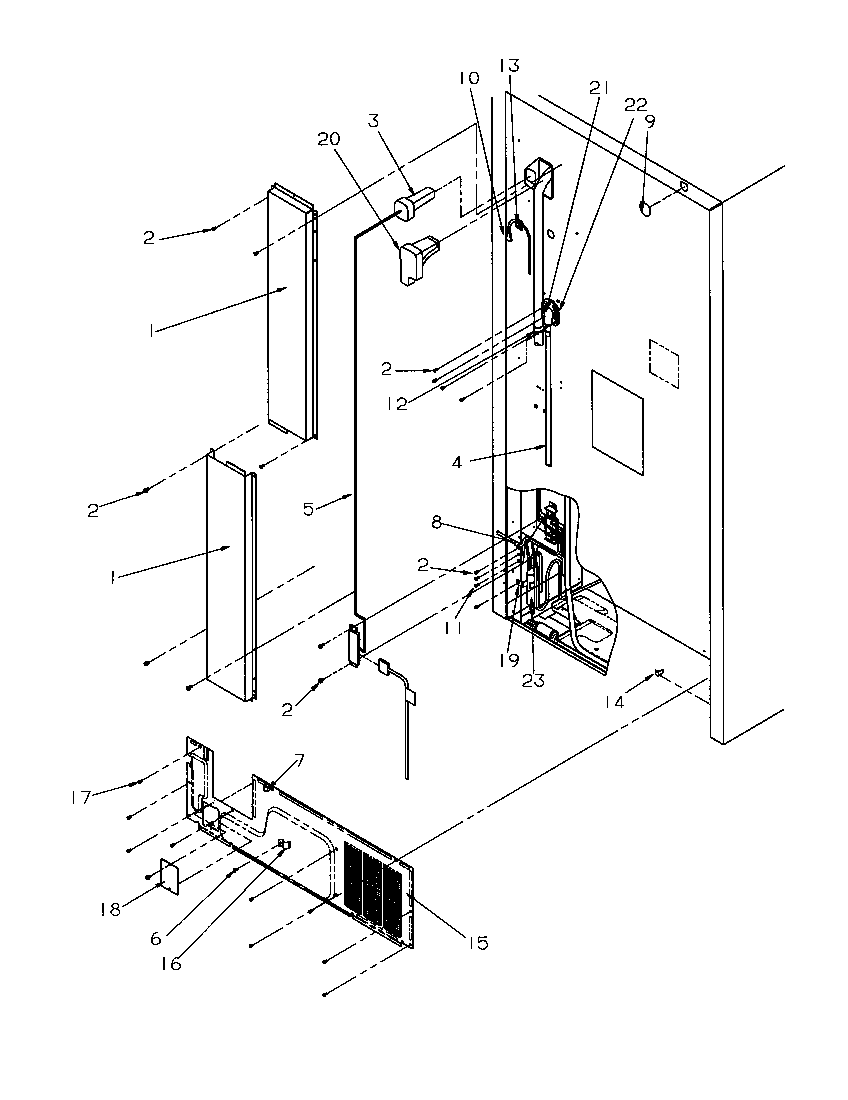 Cabinet back