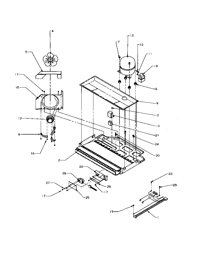 Compressor compartment