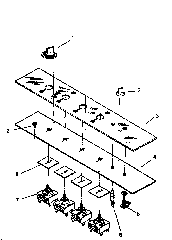 CONTROL SECTION (AKDH6E/P1131744NE) (AKDH6WW/P1131744NWW)