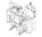 Amana AGS761W-P1142635NW cabinet assembly diagram