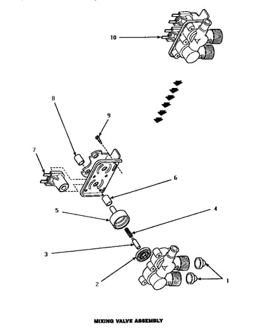 Mixing valve assembly