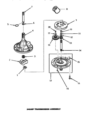 34526p transmission assembly
