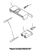 Mixing valve & motor connect blocks, terminals & extractor