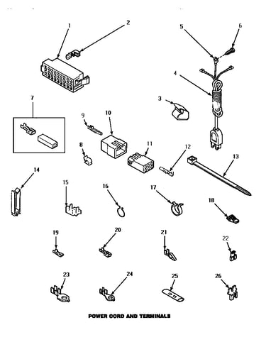 Power cord & terminals