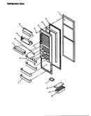 Refrigerator door