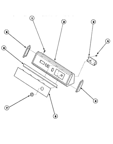 Graphic panel, control hood and controls