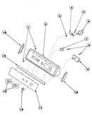 Graphic panel, control hood and controls