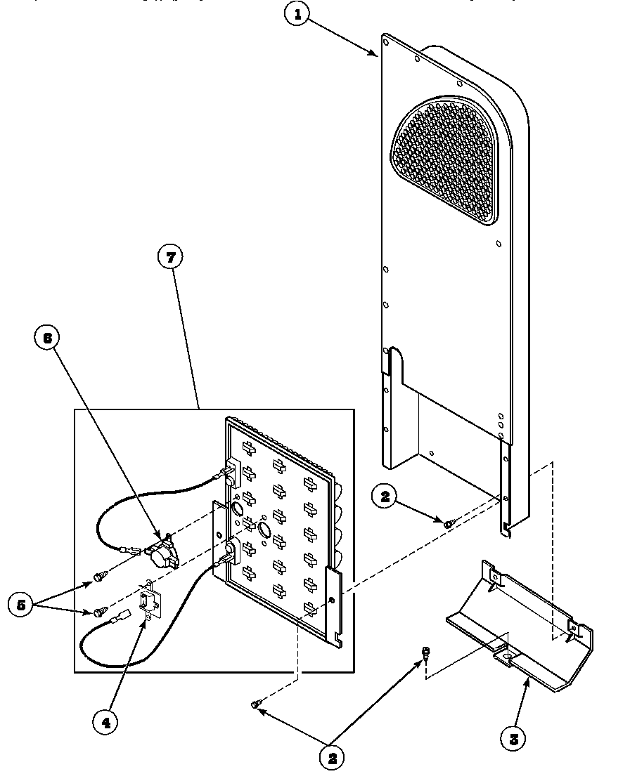 HEATER BOX ASSEMBLY ORIGINALLY ON ELECTRIC DRYER