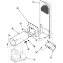 Speed Queen AGM699L2/PAGM699L2 heater box assembly originally on gas dryer diagram
