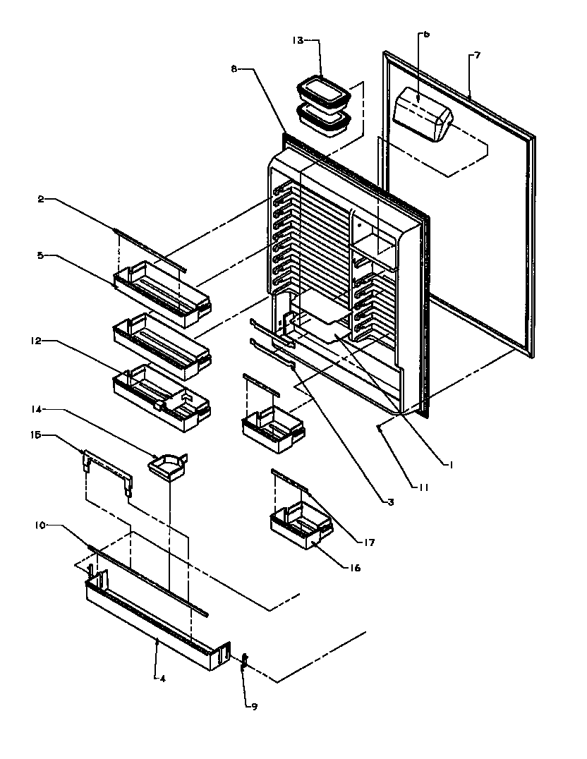 Refrigerator inner door