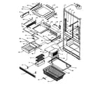 Amana BX20R-P1161503W refrigerator/freezer shelving (bx20r/p1161503w) (bx20r/p1161506w) diagram