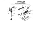 Amana BX20R-P1161503W add-on ice maker assembly diagram