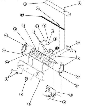 Graphic panel, control hood and controls (lg4209l2/plg4209l2) (lg4209w2/plg4209w2)