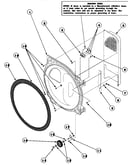 Rear bulkhead, felt seal, cylinder roller and terminal (lg4209l2/plg4209l2) (lg4209w2/plg4209w2)