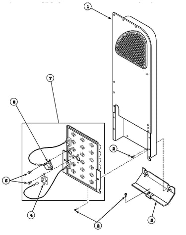 Heater box assembly originally on electric dryer (lg4209l2/plg4209l2) (lg4209w2/plg4209w2)