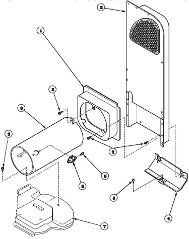 Heater box assembly originally on gas dryer (lg4209l2/plg4209l2) (lg4209w2/plg4209w2)