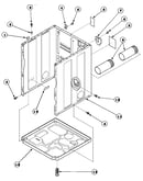 Cabinet, exhaust duct and base (lg4209l2/plg4209l2) (lg4209w2/plg4209w2)