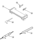 Motor connection block, terminals and tools (lg4209l2/plg4209l2) (lg4209w2/plg4209w2)