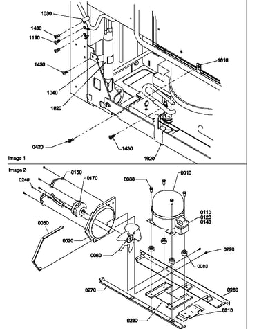 Machine compartment assembly (brf20tlw/p1199201wl)