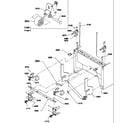 Amana BRF20TLW-P1199201WL bottom  hinge and roller assembly (brf20tlw/p1199201wl) diagram