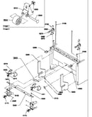 Bottom  hinge and roller assembly (brf20tlw/p1199201wl)