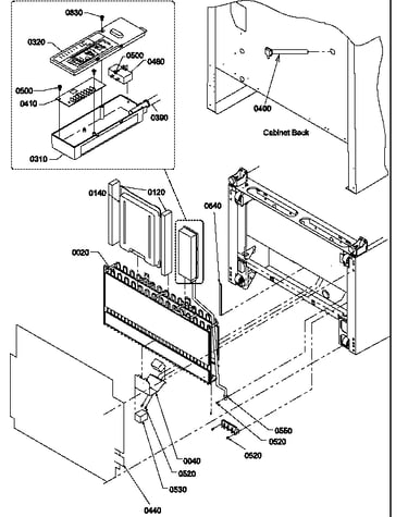 Condenser assembly/high voltage box (brf20tlw/p1199201wl)
