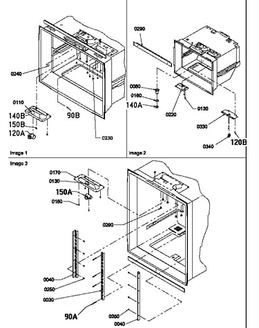 Shelf ladders/light assemblies (brf20tlw/p1199201wl)