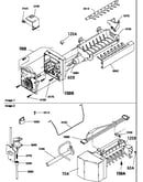 Ice maker assembly and parts (brf20tlw/p1199201wl)