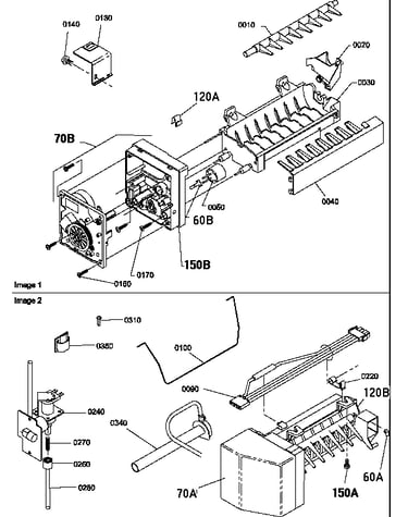 Ice maker assembly and parts (brf20tlw/p1199201wl)
