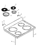 Main top assembly (arc700e/p1142652ne) (arc700e/p1142698ne) (arc700ll/p1142652nll) (arc700ll/p1142698nll) (arc700ww/p1142652nww) (arc700ww/p1142698nww)