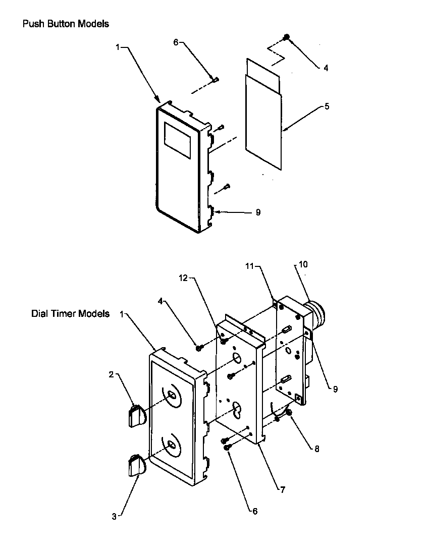 CONTROL PANEL ASSEMBLY