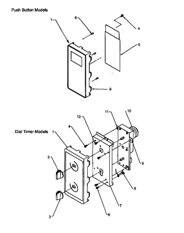Control panel assembly
