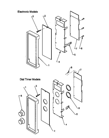 Control panel assembly