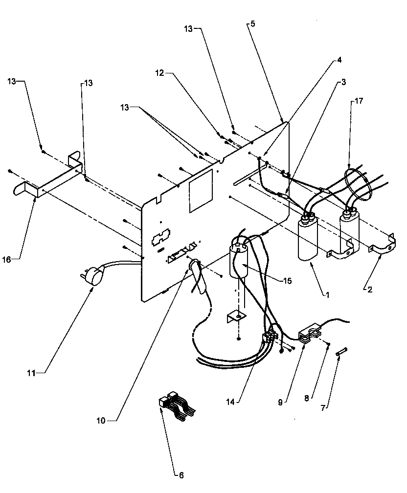 BACK PANEL & COMPONENTS