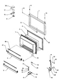 Freezer door assembly