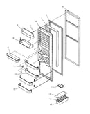 Refrigerator door