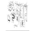 Amana SXD25S2E-P1190417WE evaporator and air handling parts diagram