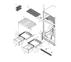 Amana GTW21B2W-P1192901WW cabinet shelving diagram