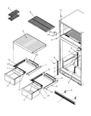 Cabinet shelving