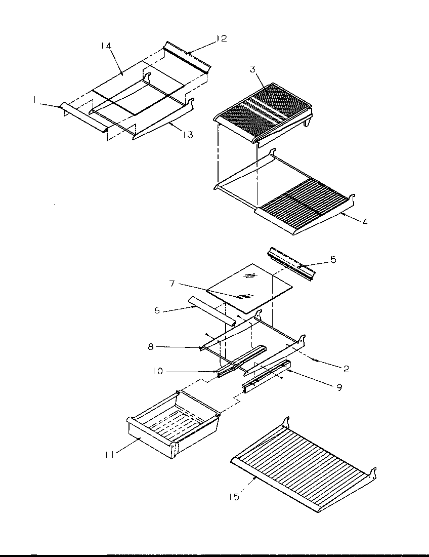 Cabinet shelving