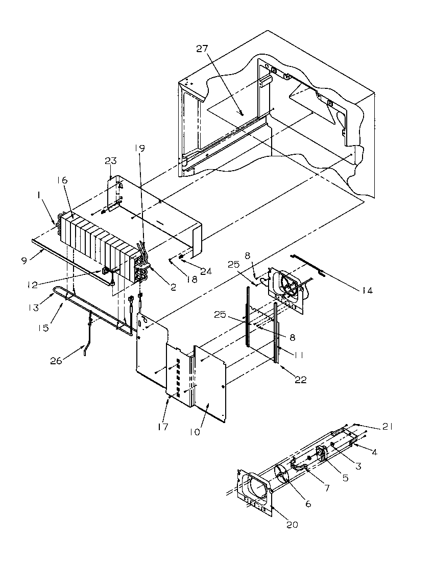 Evaporator assembly